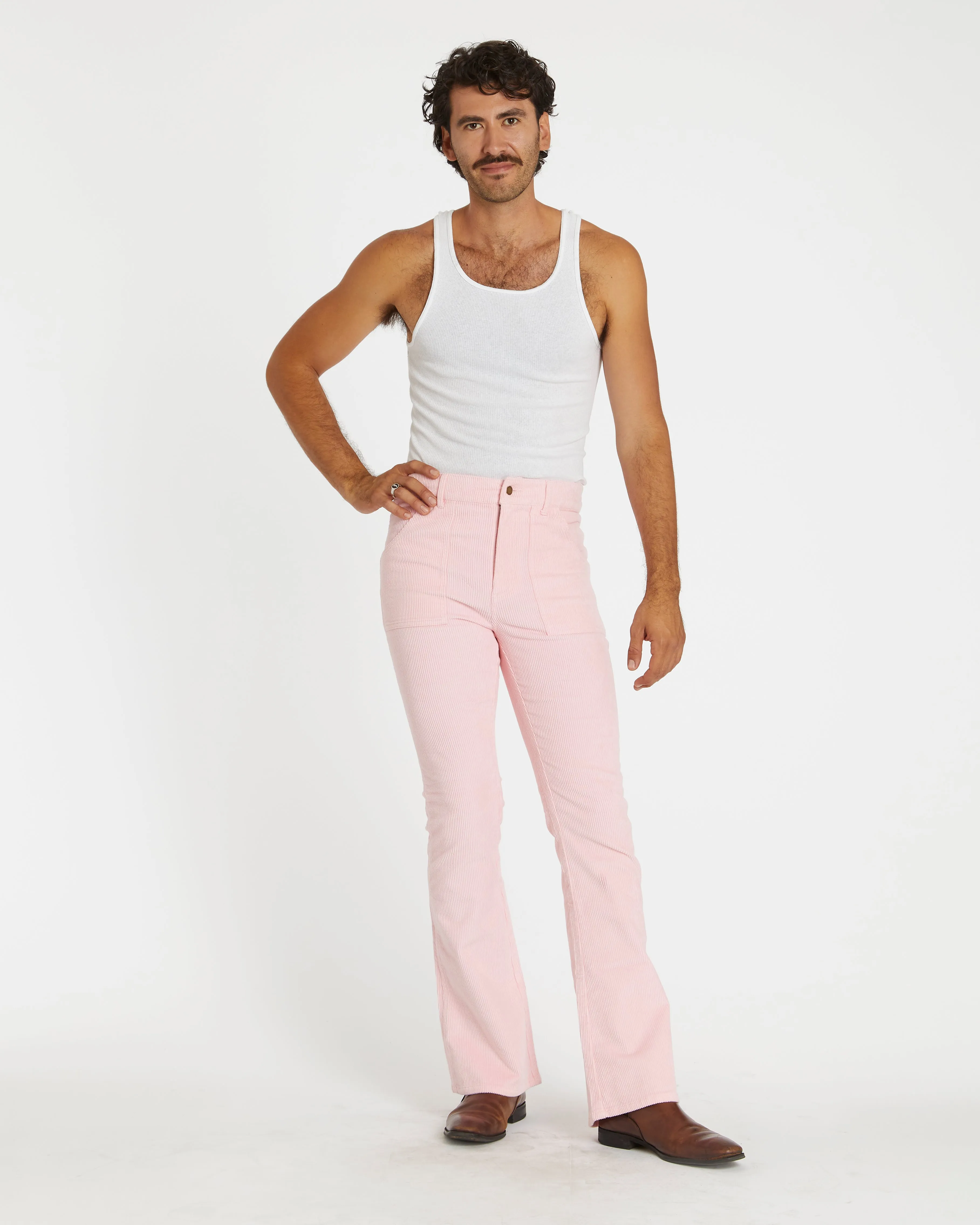 Men's Bell Bottom (Powder Pink)