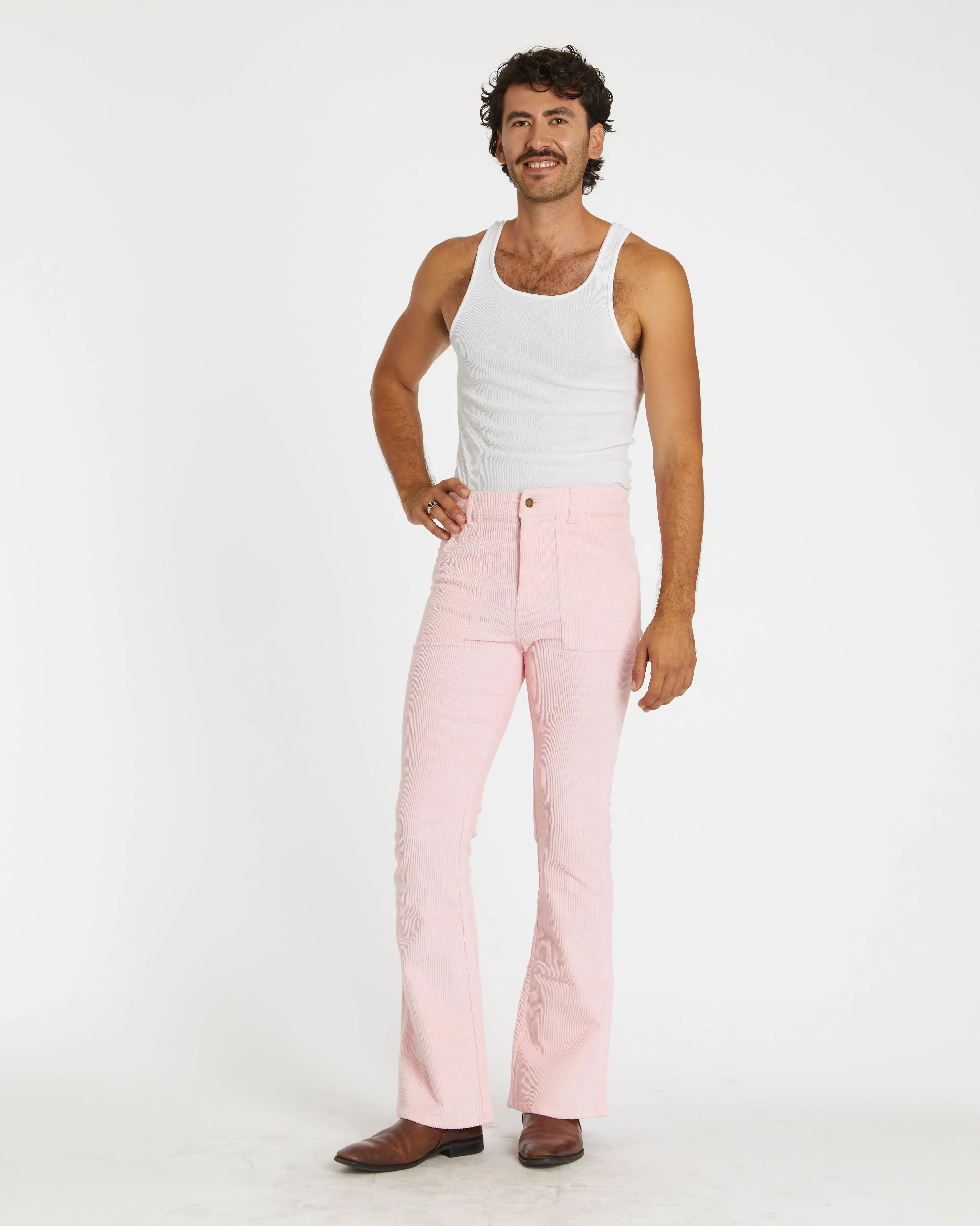 Men's Bell Bottom (Powder Pink)