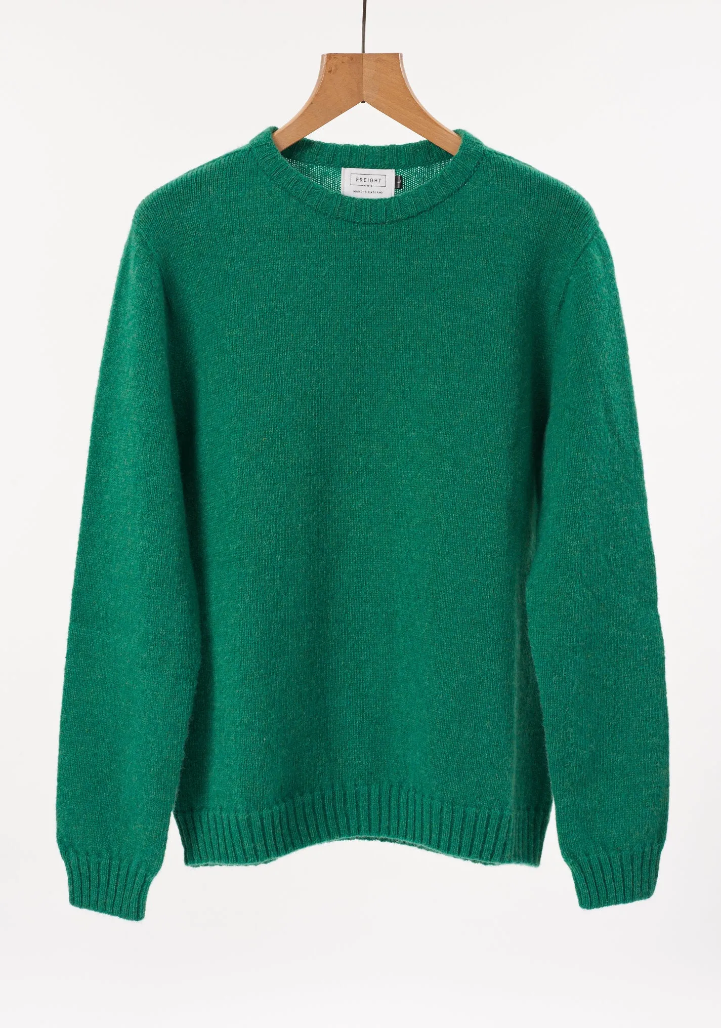 Men's Crew Neck Lambswool Plain Knit Jumper