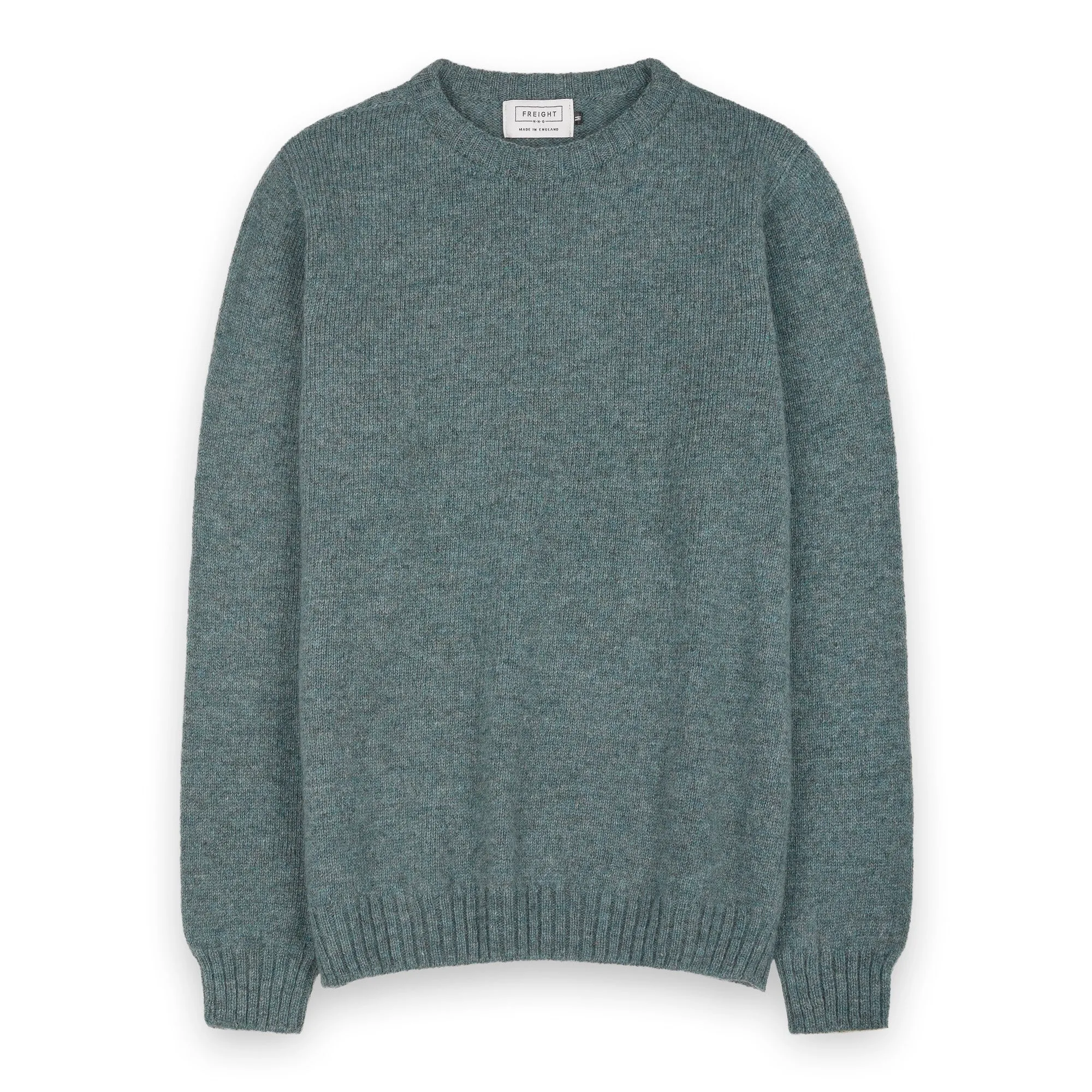 Men's Crew Neck Lambswool Plain Knit Jumper