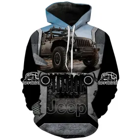 Metallic Jeep Rider - Hoodie