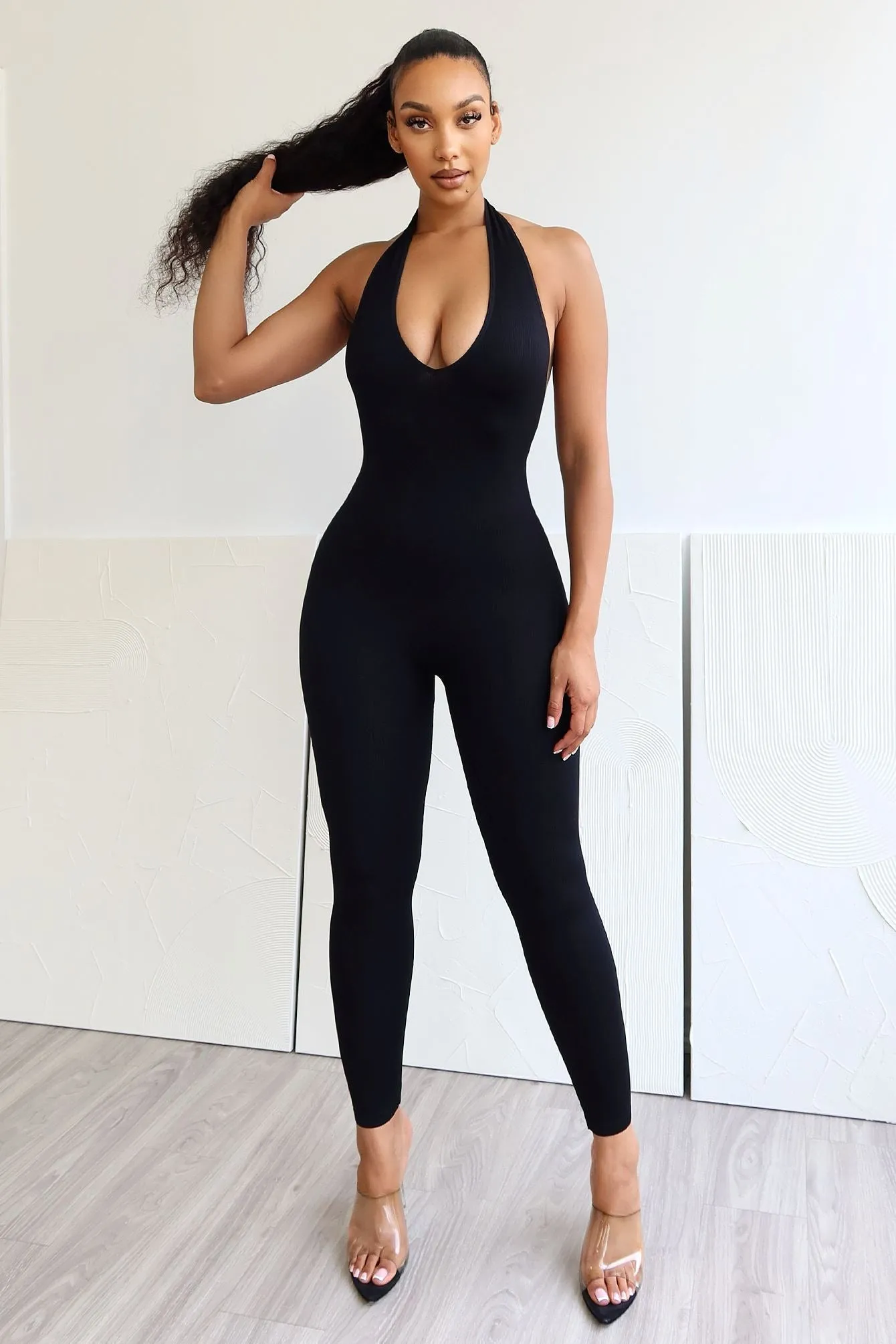 Mila Halter Neck Jumpsuit