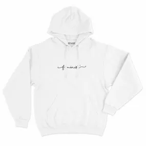 Minimalist Feminist Design Feminist Hoodie