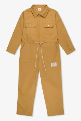 MUDCLOTH CANVAS ROMPER SAND