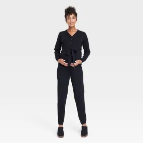 New - Nursing Maternity And Beyond Jumpsuit - Isabel Maternity by Ingrid & Isabel Black L