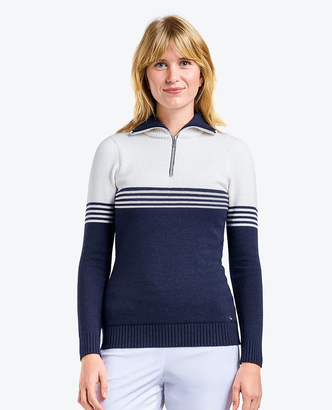 NIVO Gretta Half Zip Sweater 222 Navy