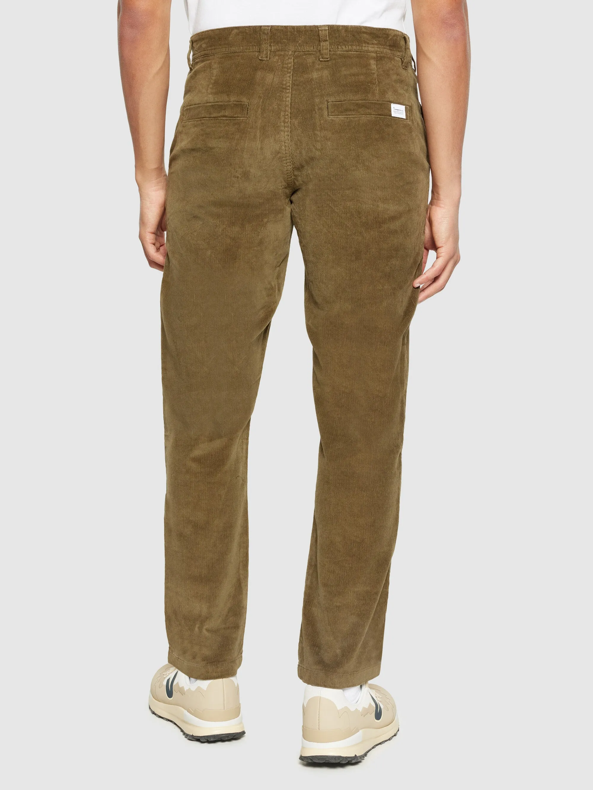 Organic Cotton Chuck Corduroy Pants GOTS - Dark Olive