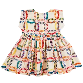 Pink Chicken Adaline Dress - Multi Quilt