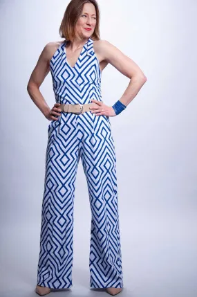 Pleated halter jumpsuit - Casablanca