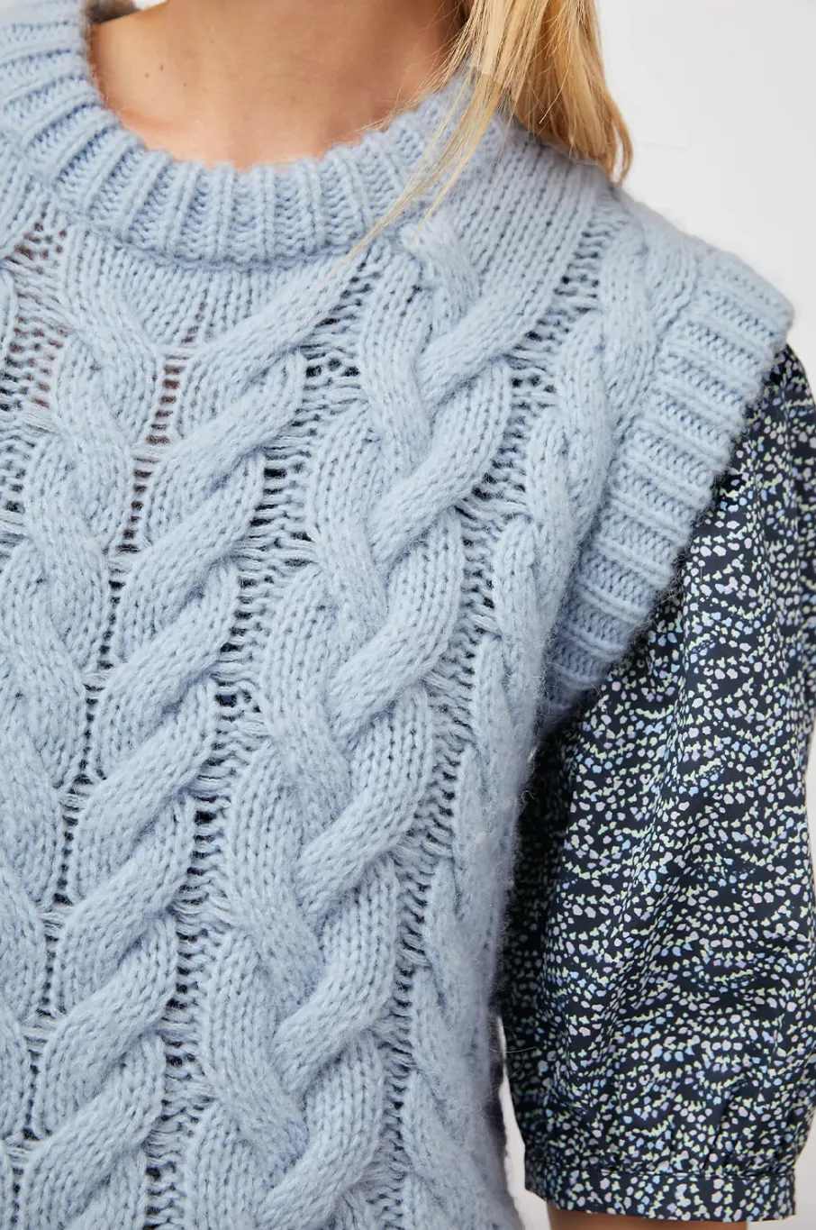 Rails Alexis Knit Jumper In Sky Blue