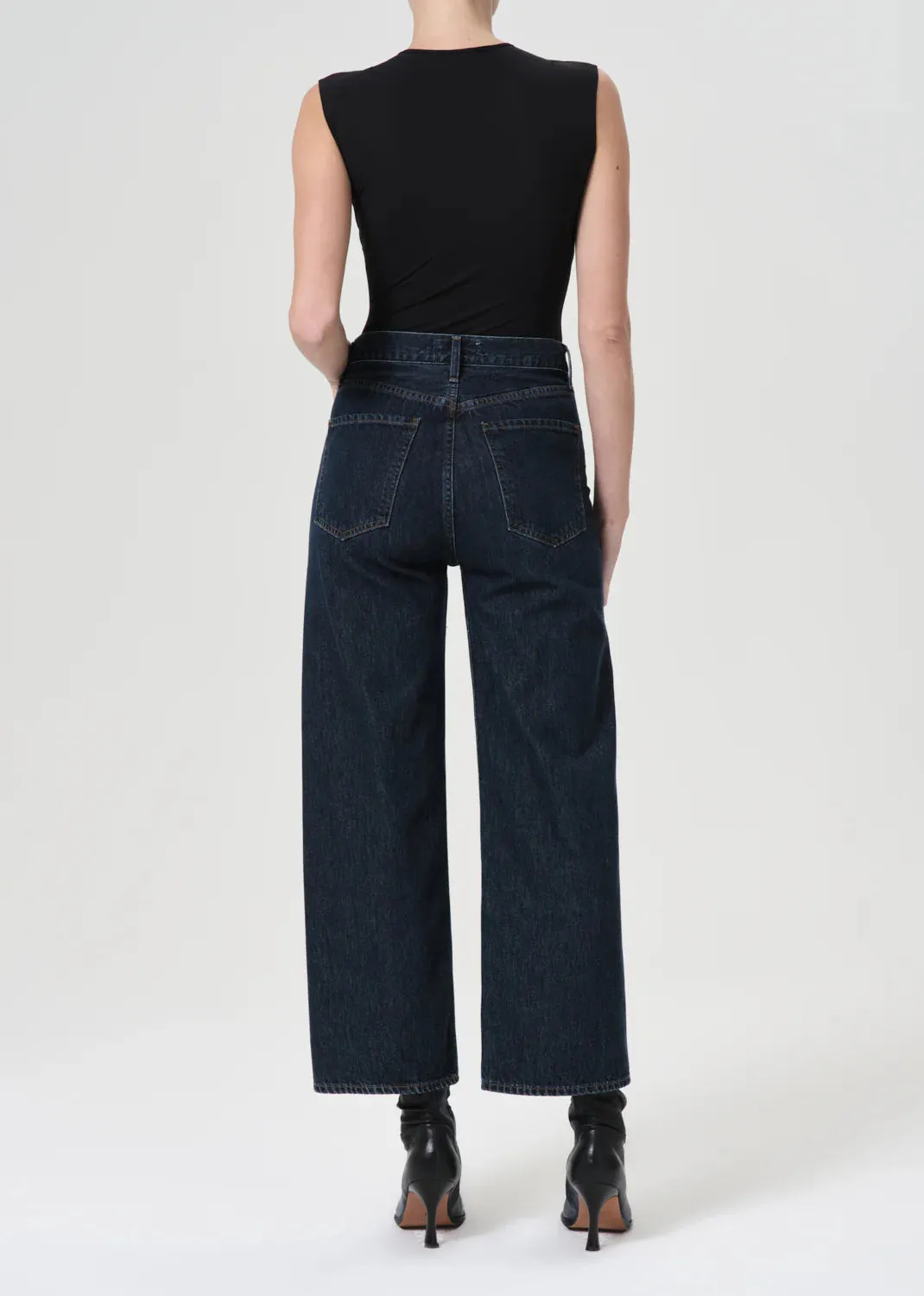 Ren High Rise Wide Leg Jeans - Polished