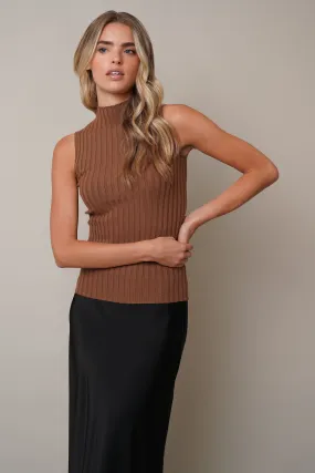 Ribbed Sleeveless Top