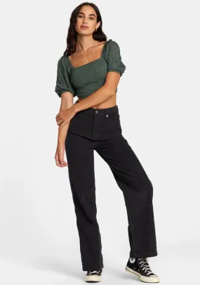 RVCA Coco Corduroy Wide Leg Pants