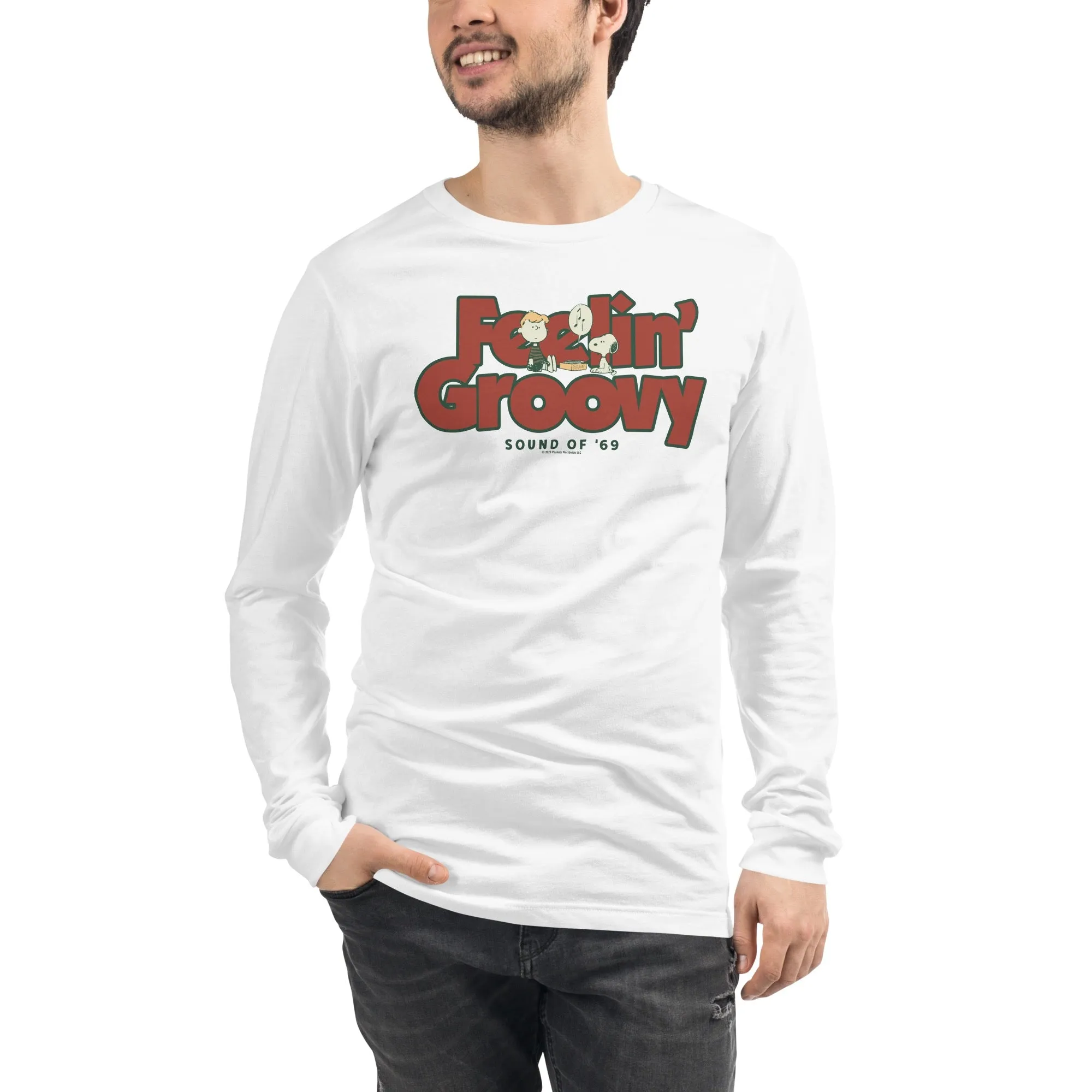 Schroeder Feelin Groovy Adult Long Sleeve T-Shirt