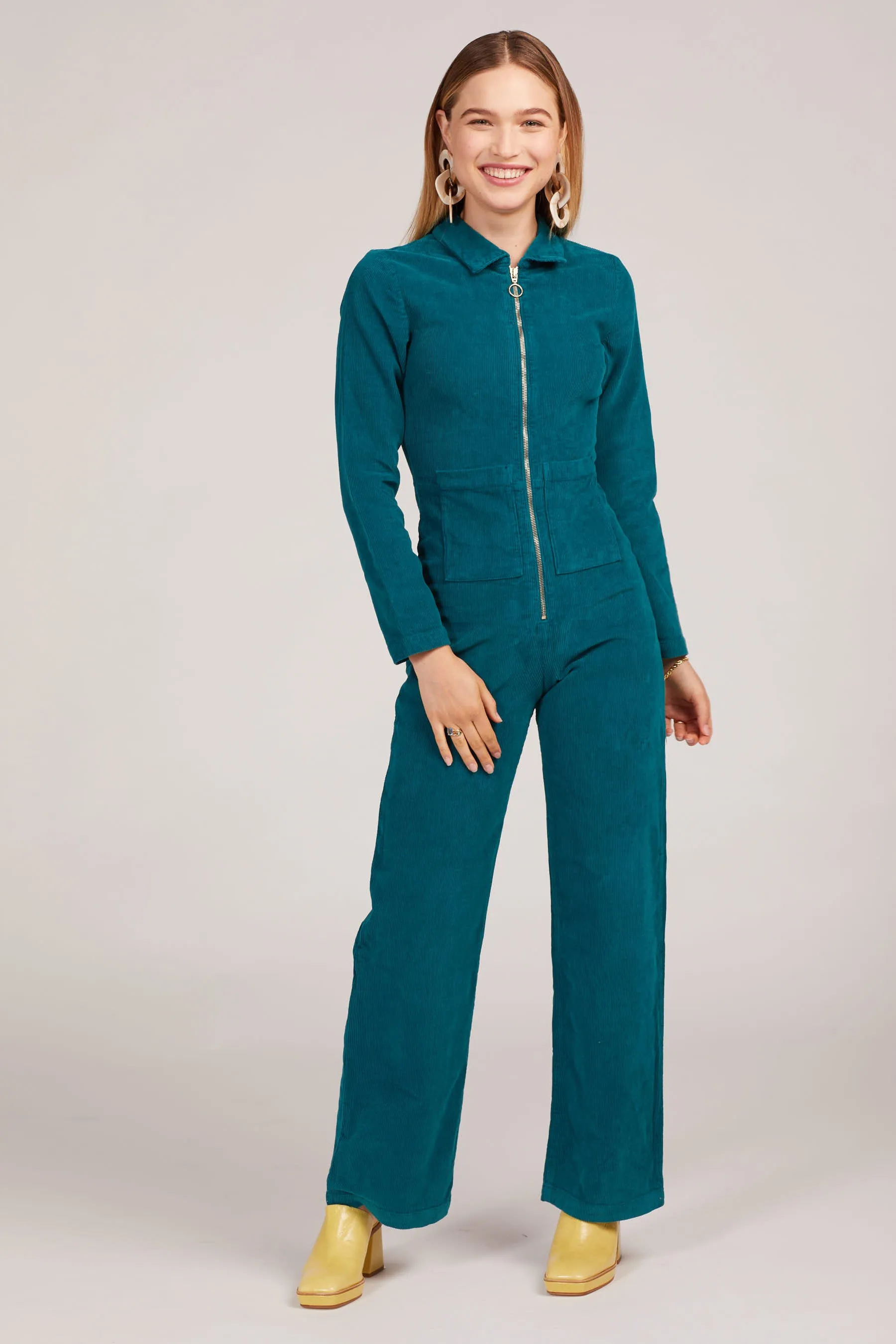 Smoke Green Paufe Jumpsuit