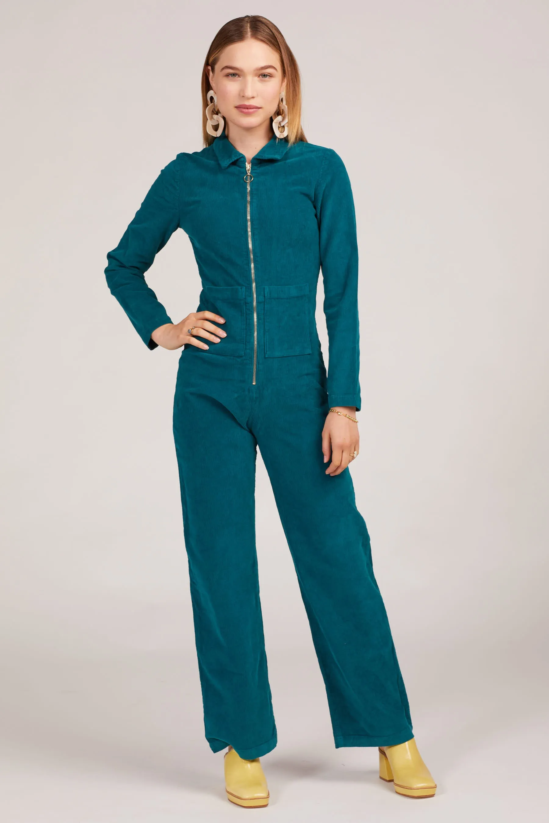 Smoke Green Paufe Jumpsuit