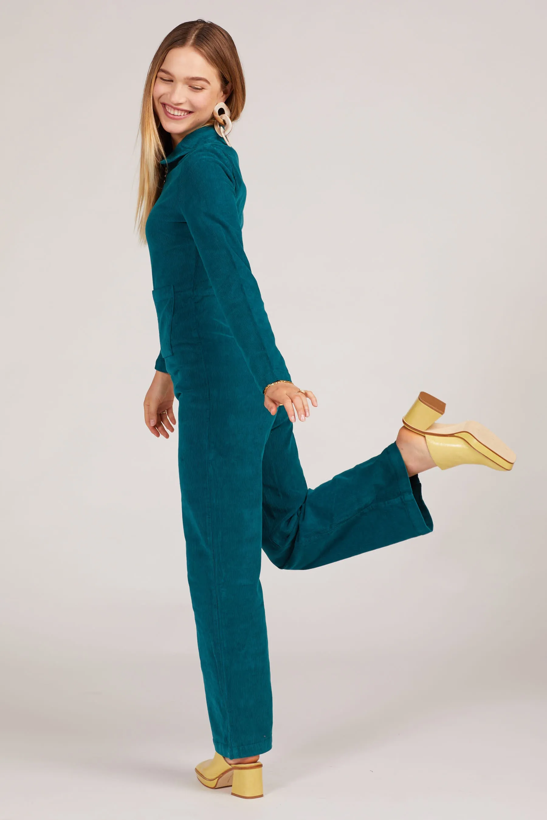 Smoke Green Paufe Jumpsuit