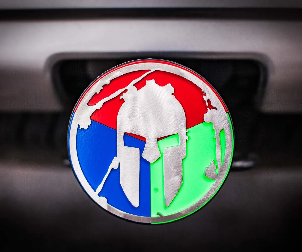 SPARTAN Trifecta Helmet Trailer Hitch Cover