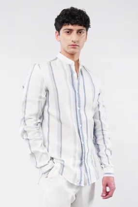 Striped Linen Shirt - Multicolor