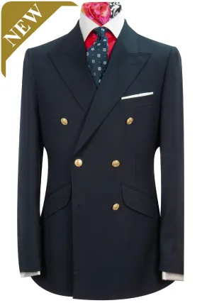 The Ballard Double Breasted Navy Blazer