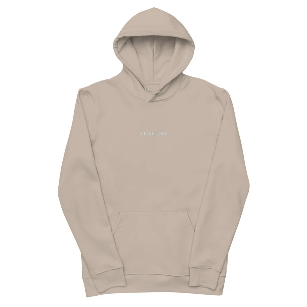 Weekending Embroidered Essential Eco Hoodie