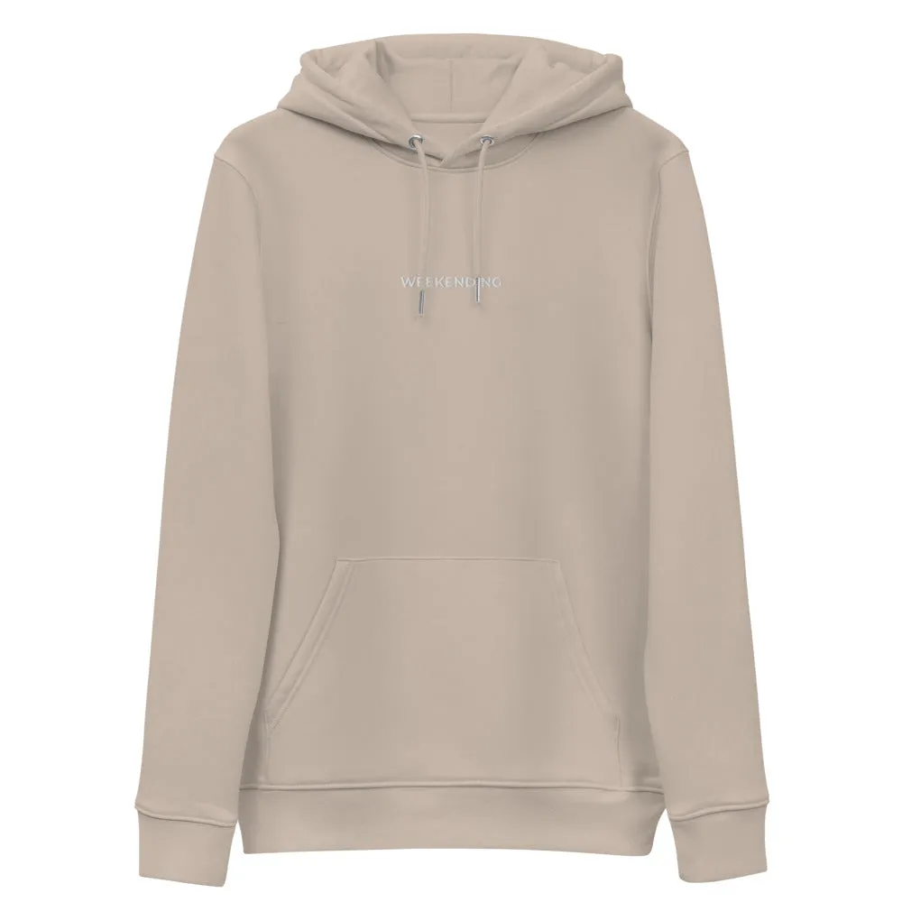 Weekending Embroidered Essential Eco Hoodie