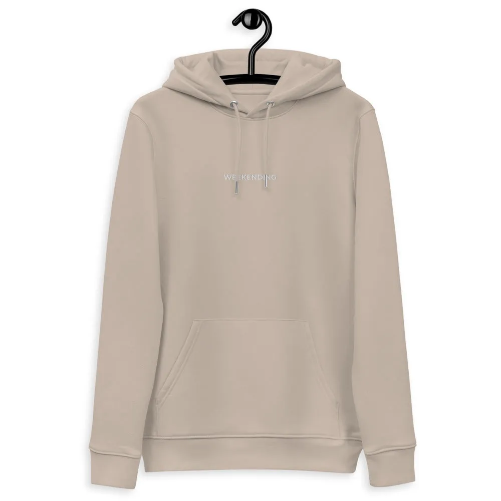 Weekending Embroidered Essential Eco Hoodie