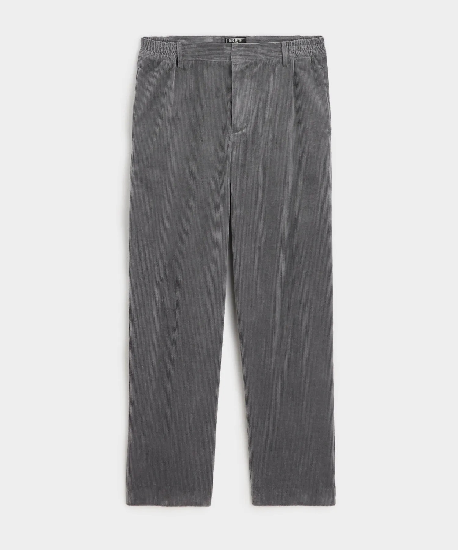 Wide Wale Corduroy Gramercy Trouser in Graystone